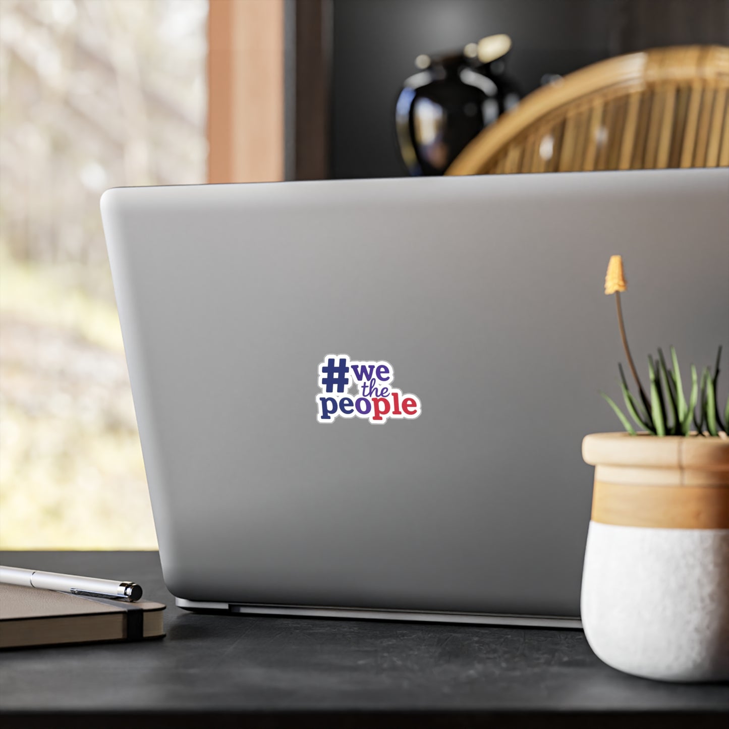 #wethepeople Kiss-Cut Vinyl Decals - Empowering Stickers for Social Activism