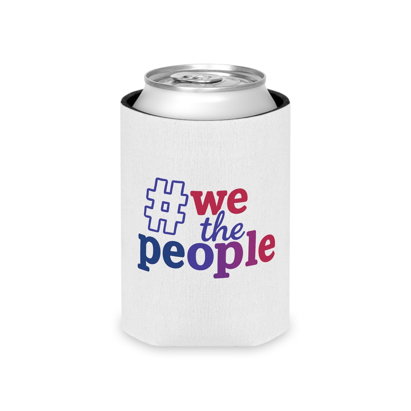 #wethepeople Patriotic Can Cooler -  Drink Holder for Celebrations and Parties