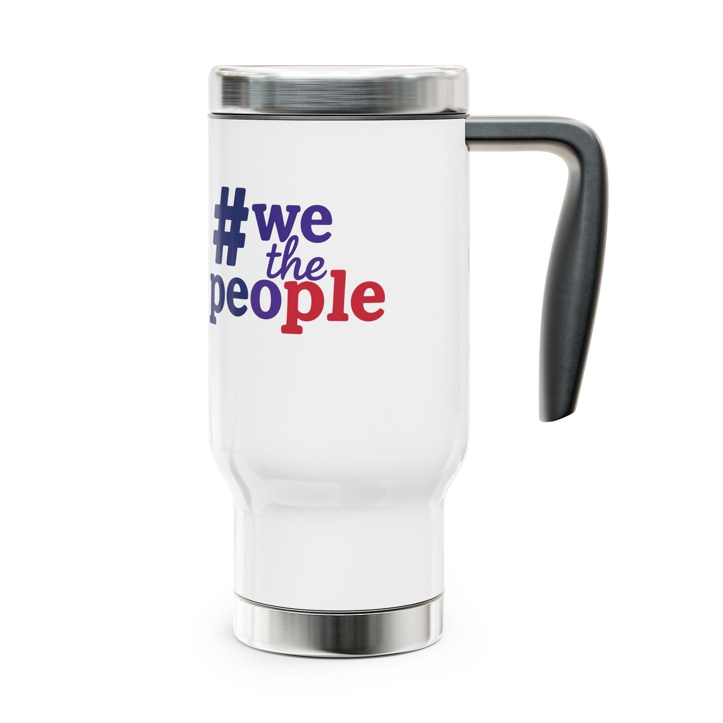 JUDGES PROTECT OUR FREEDOM  Inspirational Stainless Steel Travel Mug - 14oz with Handle - Perfect for Coffee Lovers & Judges Appreciation