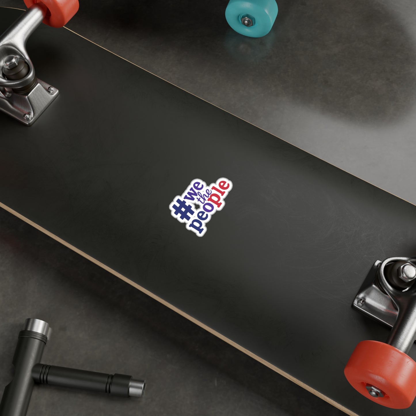 #wethepeople Kiss-Cut Vinyl Decals - Empowering Stickers for Social Activism
