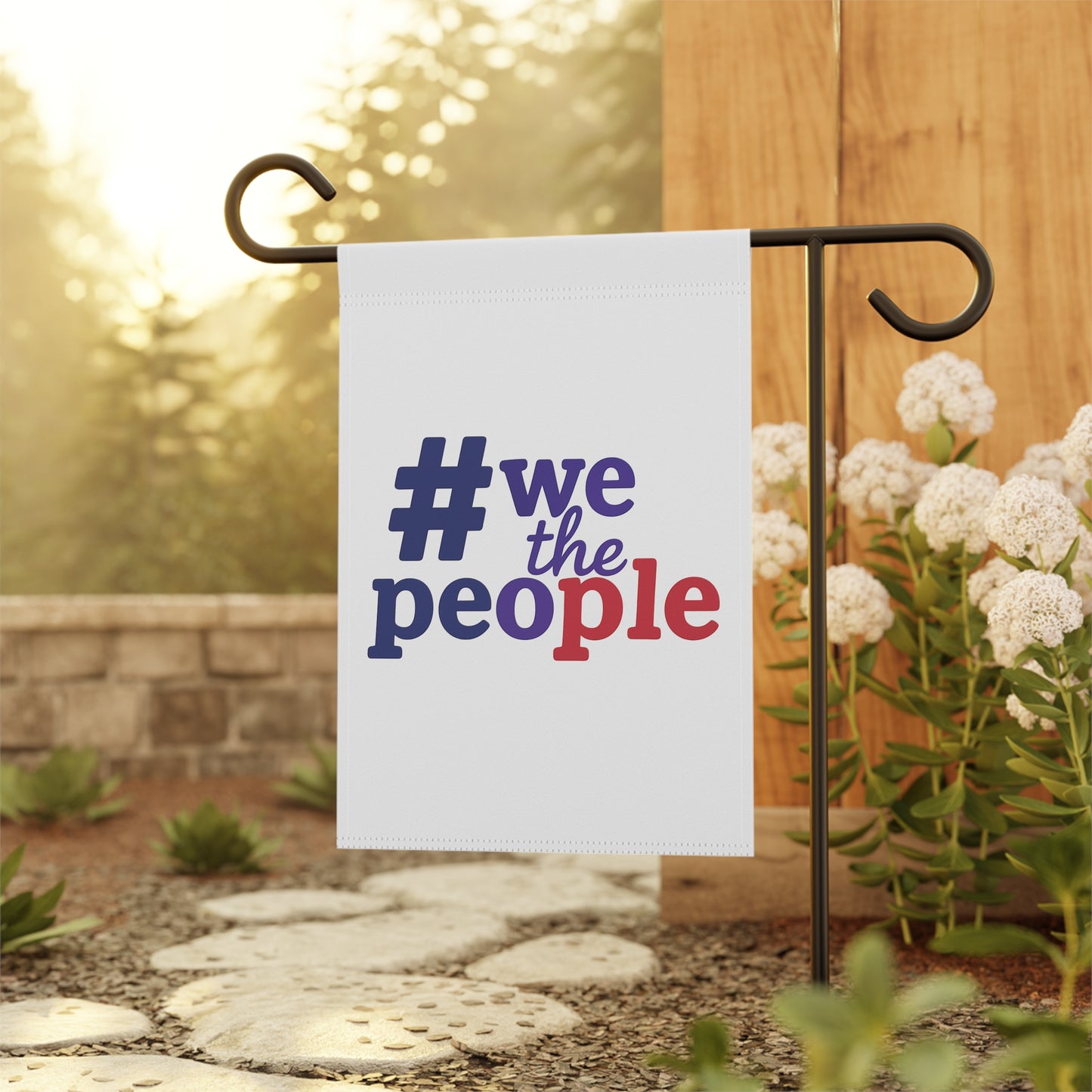 #wethepeople Garden Banner - Patriotic Home Decor