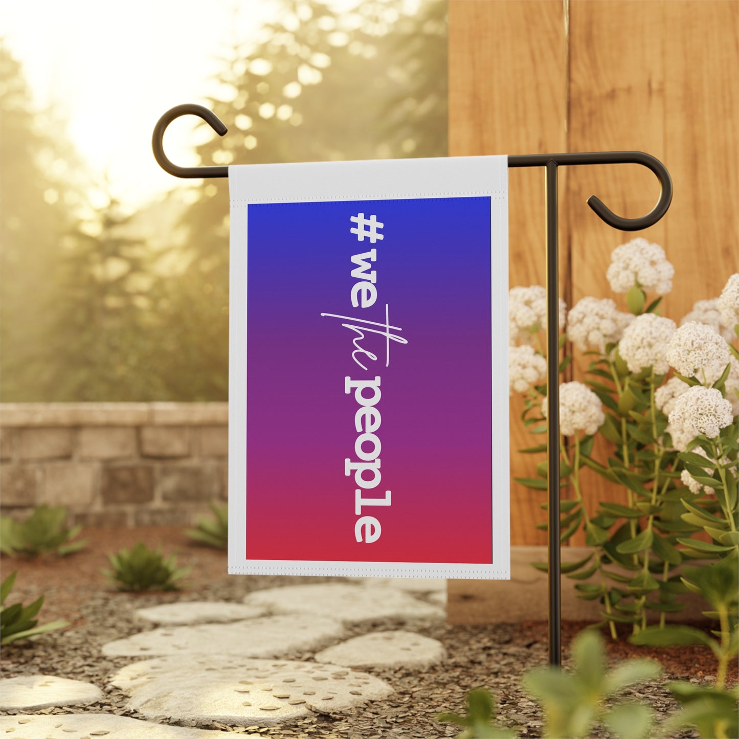 #WeThePeople Outdoor Decor Garden Banner
