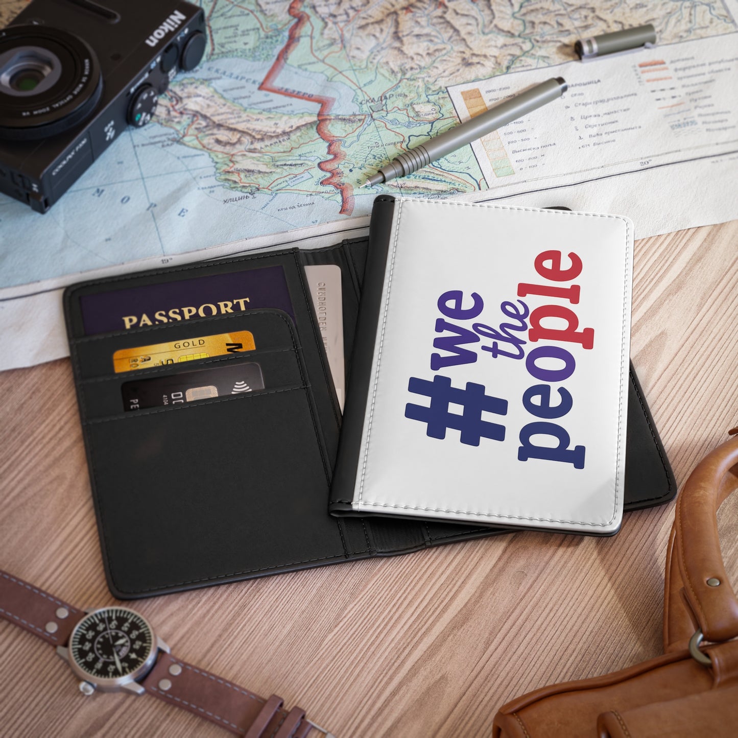 #wethepeople Passport Cover - Travel Accessory for Adventurers