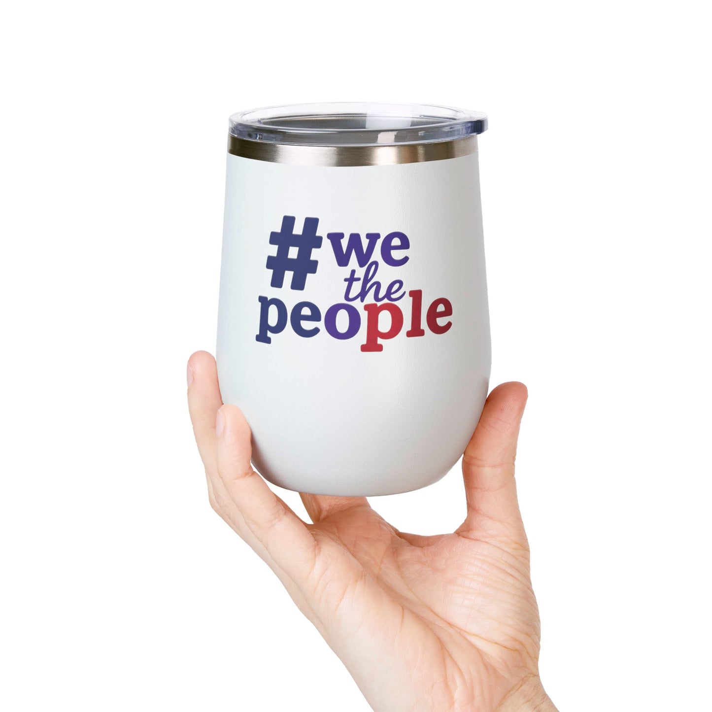 #wethepeople 12oz Wine Tumbler - Perfect for Celebrations and Gatherings