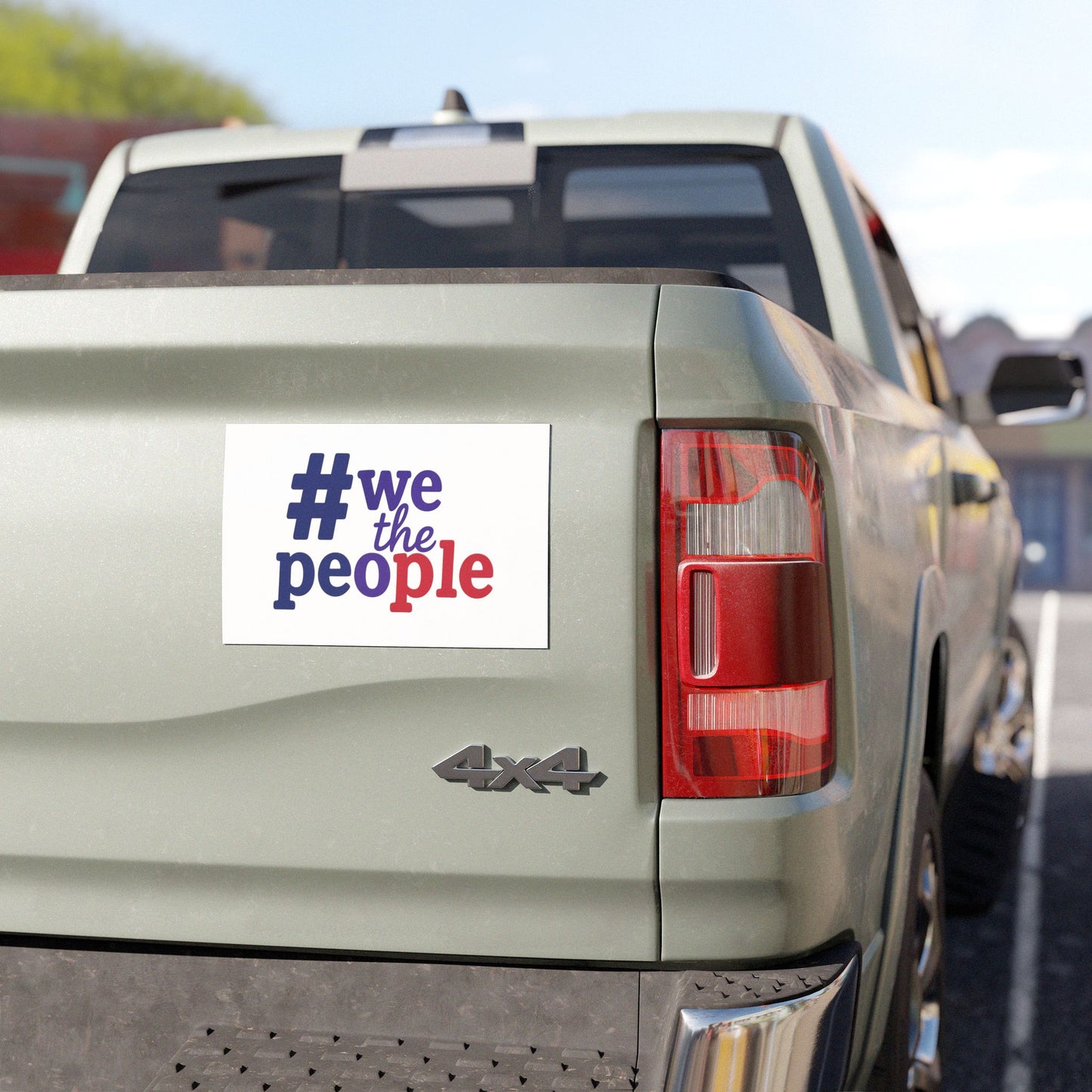 #wethepeople Car Magnets - Empower Your Ride with Motivational Vibes