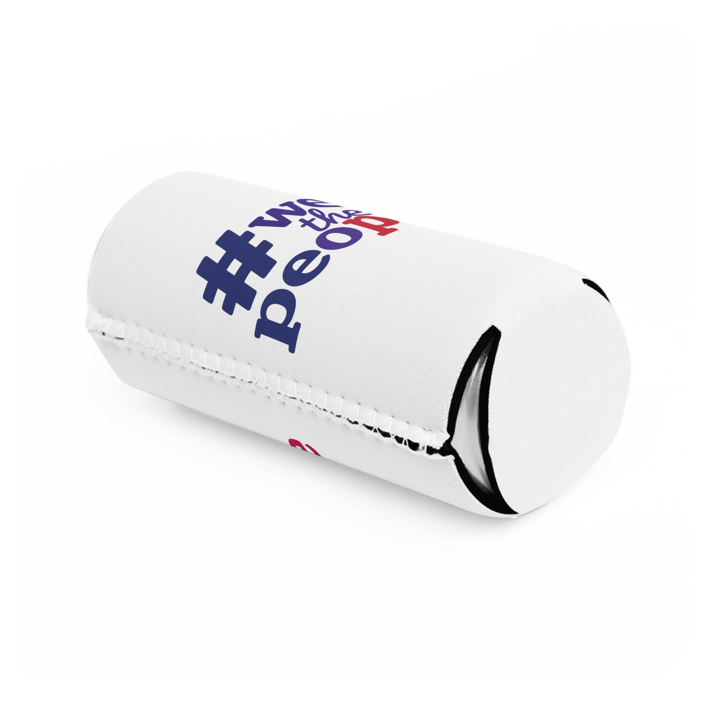 #wethepeople Slim Can Cooler - Patriotic Drink Holder for Parties and Gatherings