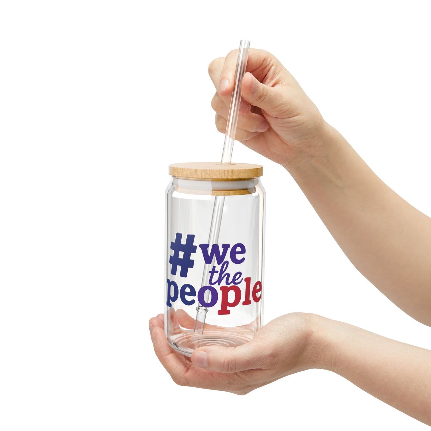 #wethepeople Inspirational Sipper Glass - 16oz