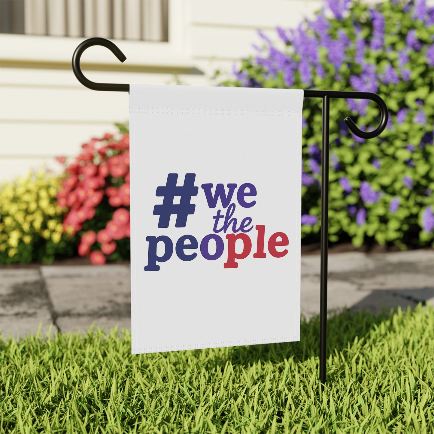 #wethepeople  Garden Banner - Patriotic Home Decor