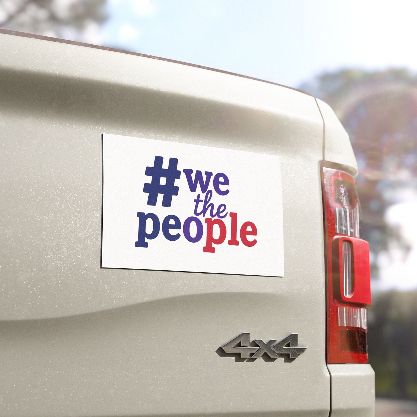 #wethepeople Car Magnets - Empower Your Ride with Motivational Vibes