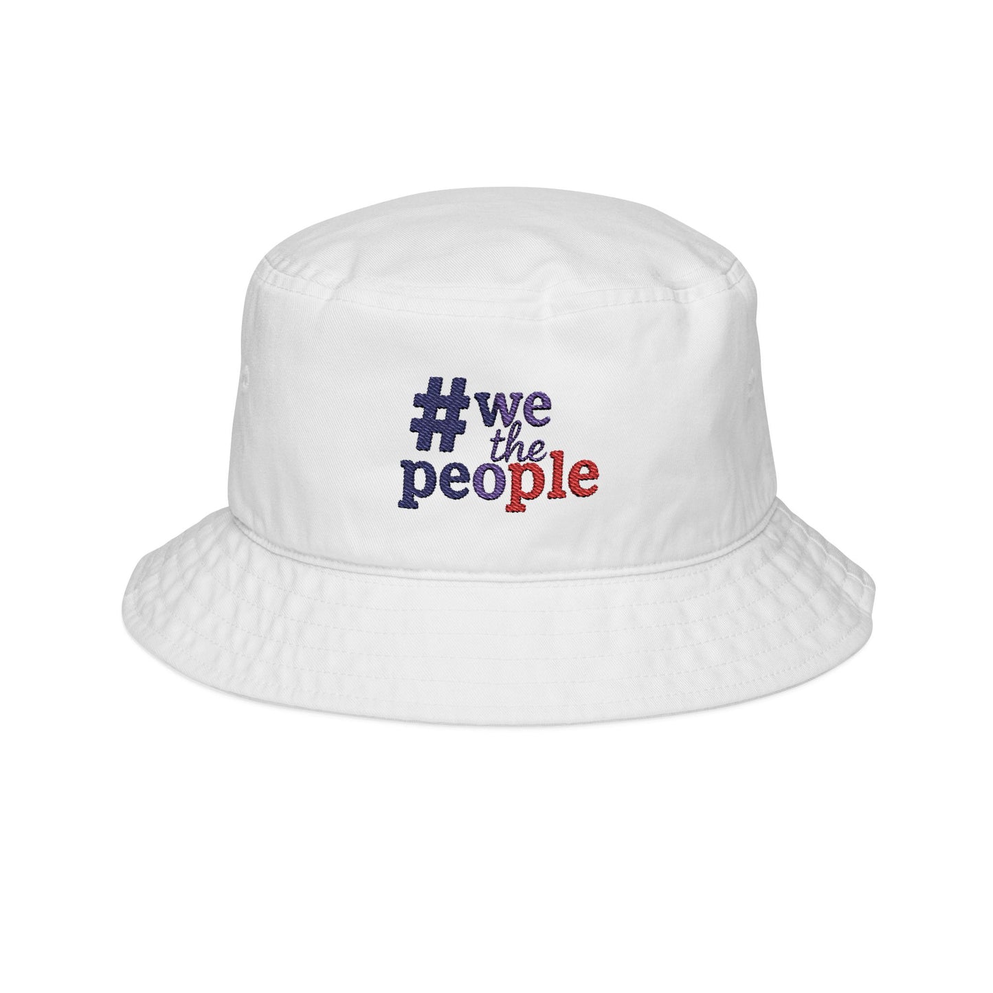 #wethepeople Embroidered Bucket Hat  - Casual Summer Accessory