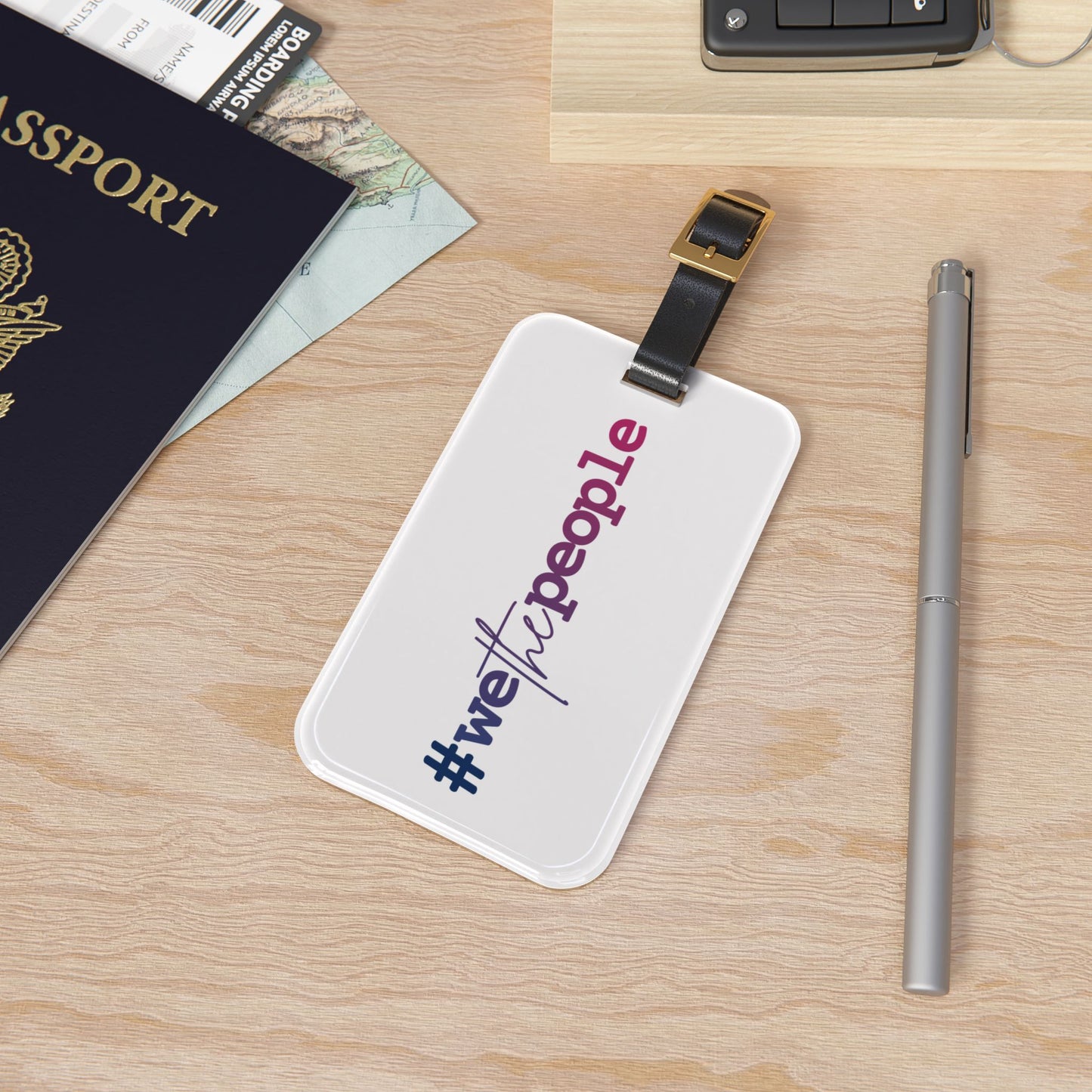 #wethepeople Inspirational Luggage Tag Travel Accessory