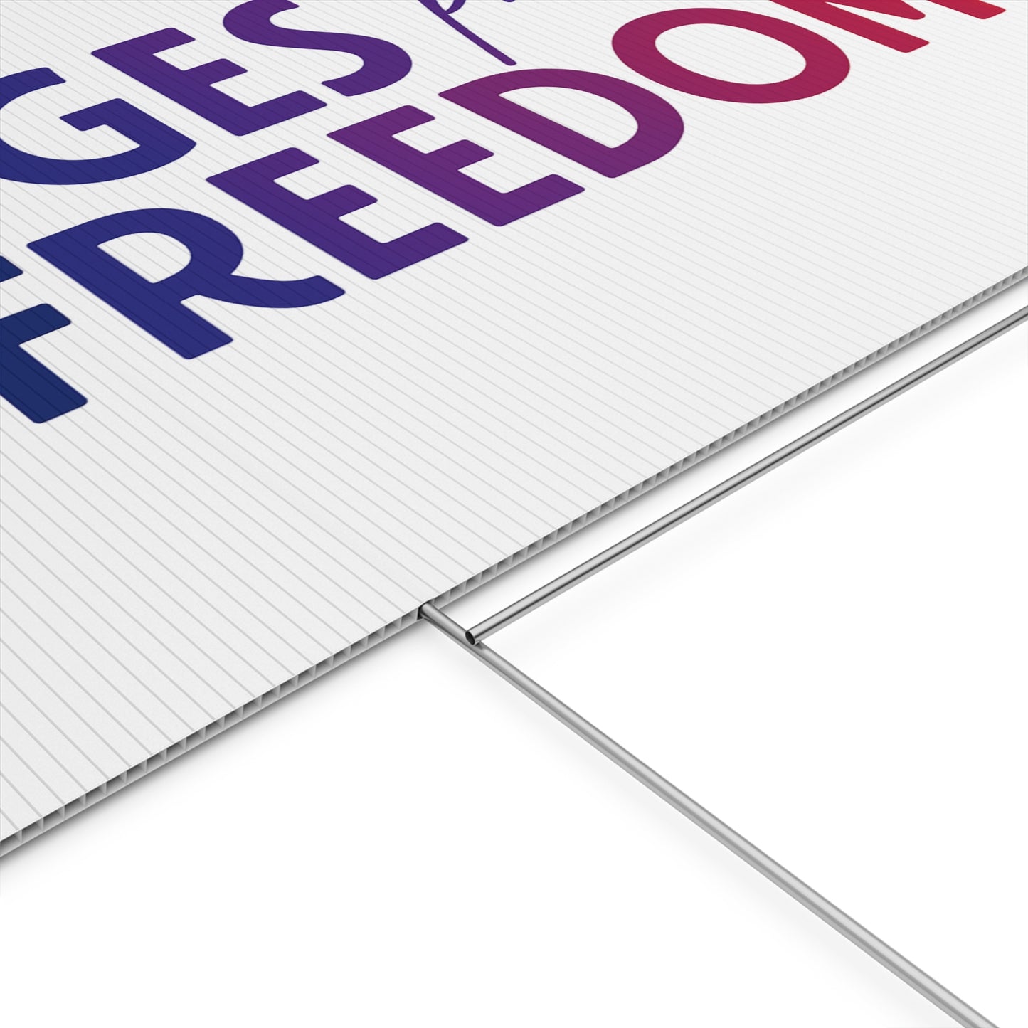 JUDGES PROTECT OUR FREEDOM - Political Yard Sign